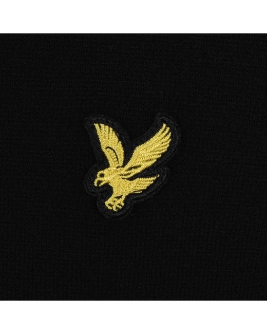 Lyle & Scott Black Tipped Sweatshirt for men
