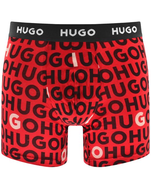 HUGO Green Underwear 3 Pack Boxer Briefs for men