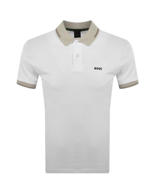Boss Gray Boss Network Paule Polo T Shirt for men
