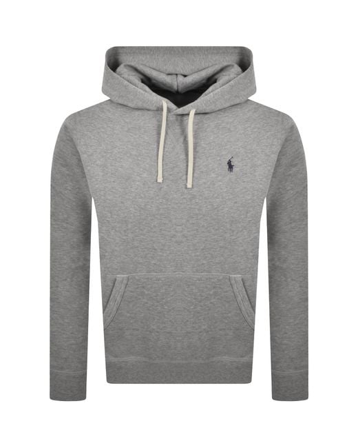 Ralph Lauren Gray Pullover Hoodie for men