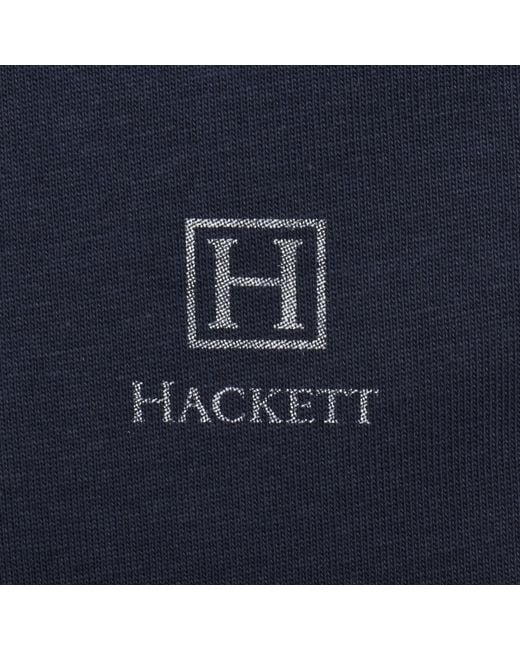 Hackett Blue Heritage H T Shirt Old for men