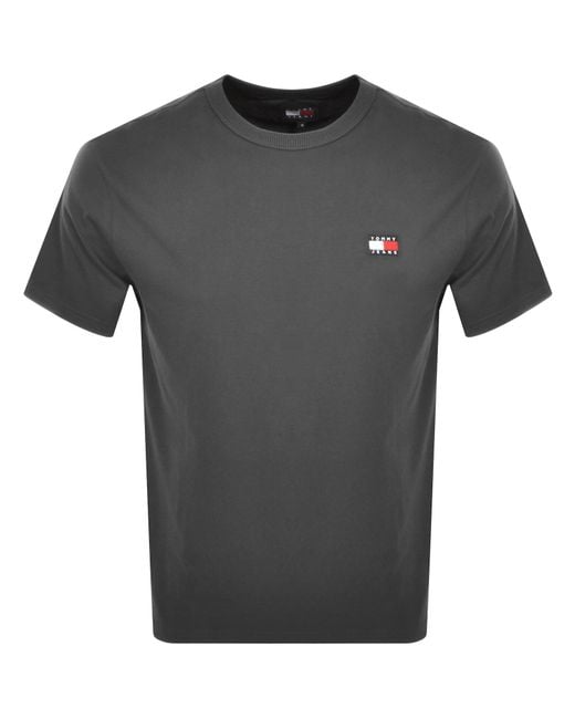 Tommy Hilfiger Gray Logo T Shirt for men