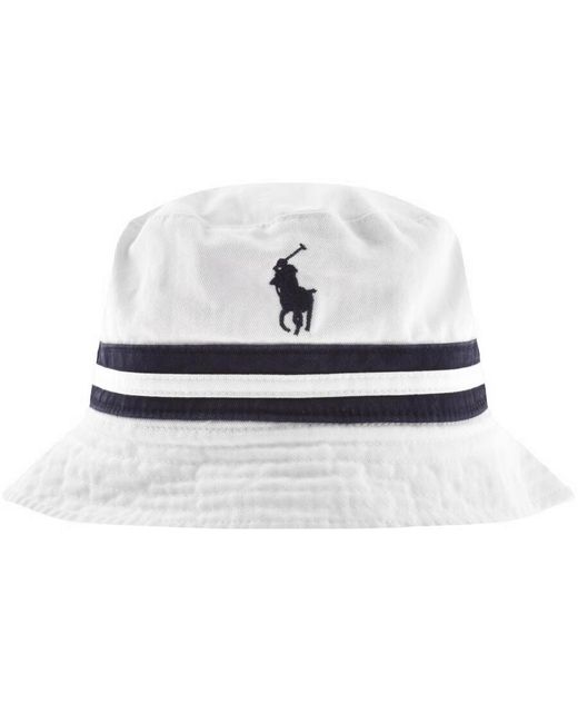 Ralph Lauren Blue Reversible Bucket Hat for men