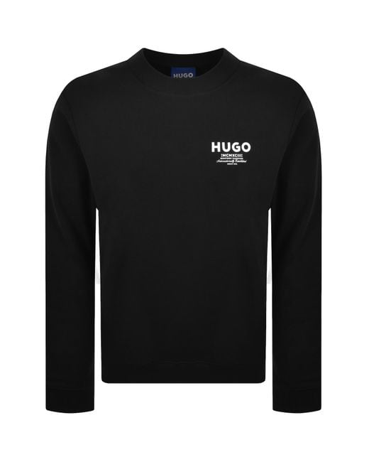HUGO Black Nespon Sweatshirt for men