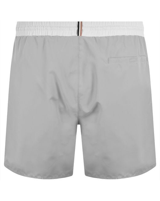 BOSS BUSINESS Gray Boss Starfish Swim Shorts for men