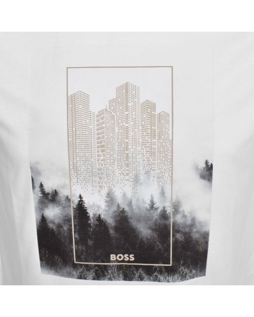 Boss White Boss Te Forest T Shirt for men