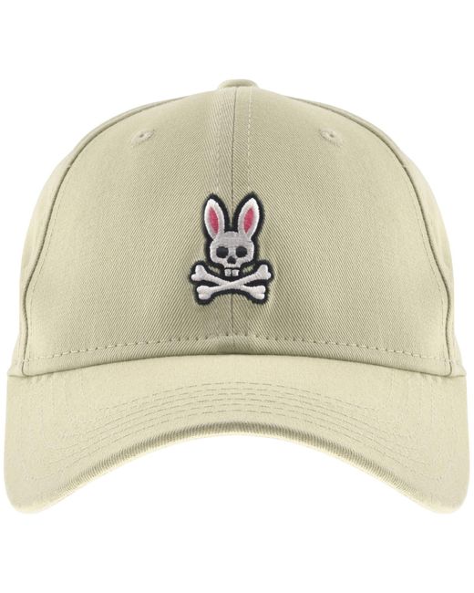 Psycho Bunny Natural Baseball Cap for men