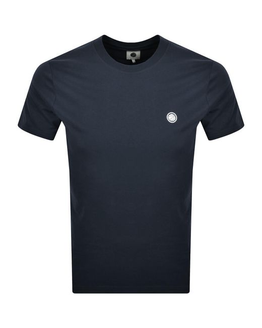 Pretty Green Blue Mitchell Crew Neck T Shirt for men