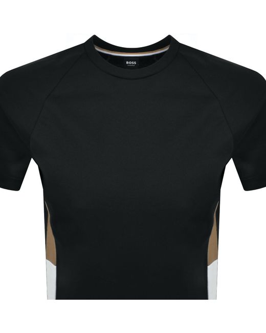 BOSS BUSINESS Black Boss Logo Iconic T Shirt for men