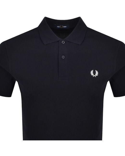 Fred Perry Blue Stripe Tape Polo T Shirt for men