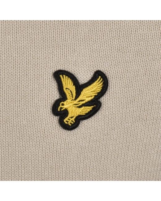Lyle & Scott Gray Cotton Knitted Jumper for men