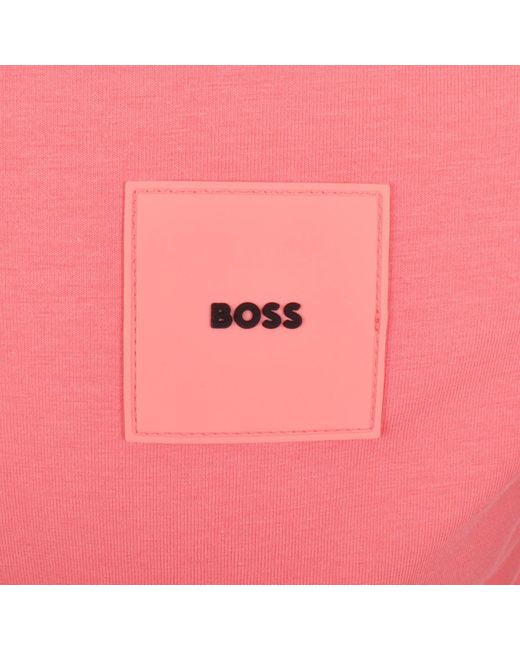 Boss Pink Boss Paddy Rib Polo Shirt for men