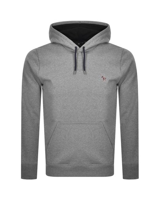 Paul Smith Gray Pullover Hoodie for men
