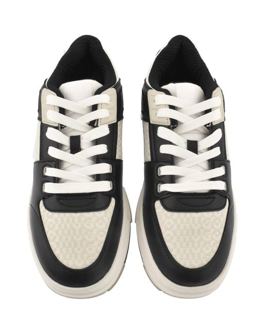 HUGO Black Yarrow Trainers Charcoal for men