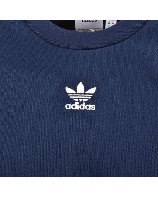 Adidas Originals Blue Essential Sweatshirt for men