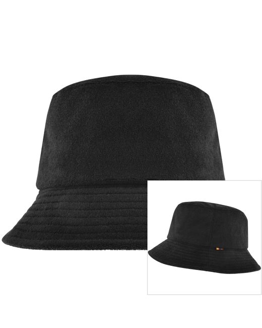 Paul Smith Black Towelling Bucket Hat for men