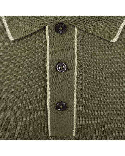 BOSS BUSINESS Green Boss H Parlay 81 Polo for men