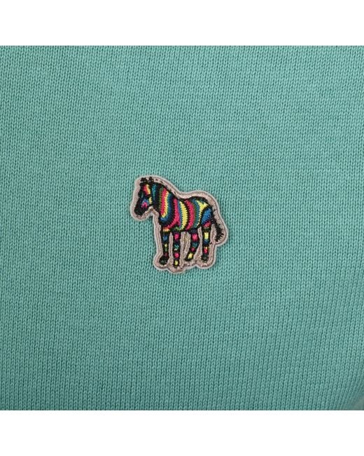 Paul Smith Green Knit Polo T Shirt for men