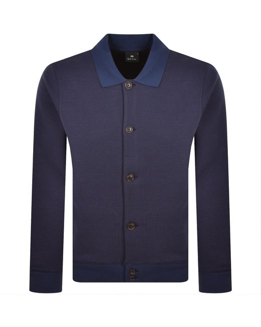 Paul Smith Blue Casual Fit Cardigan for men