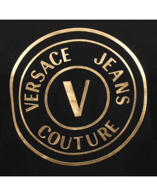 Versace Jeans Black Couture Logo Sweatshirt for men