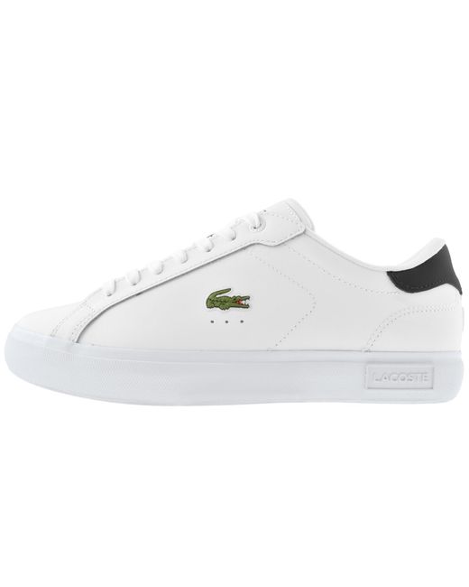 Lacoste White Powercourt 125 2 Trainers for men