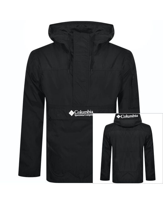 Columbia Black Challenger Windbreaker Jacket for men