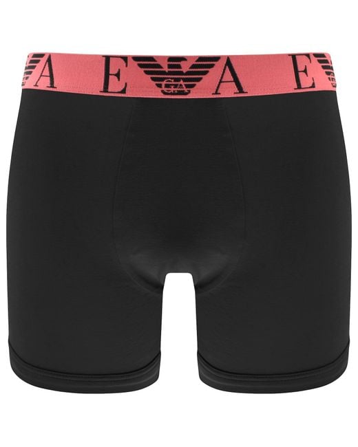 Armani Black Emporio 3 Pack Boxer Briefs for men