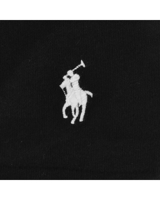 Ralph Lauren Black Logo Crew Neck T Shirt for men