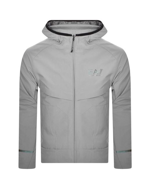 EA7 Gray Emporio Armani Jacket for men