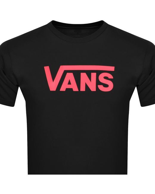Vans Black Classic Crew Neck T Shirt for men