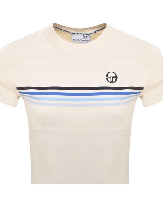 Sergio Tacchini White New Melfi T Shirt for men