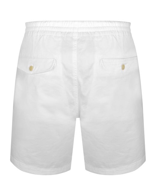 Ralph Lauren White Prepster Shorts for men