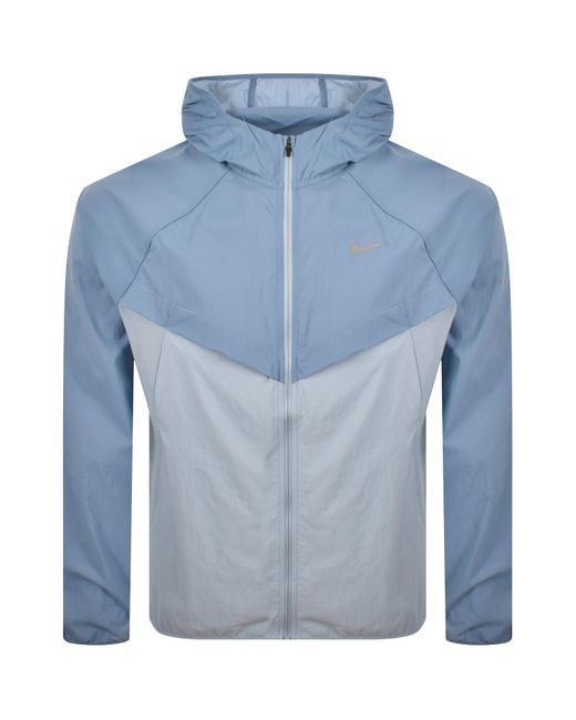 Nike Blue Running Stride Repel Uv Jacket for men