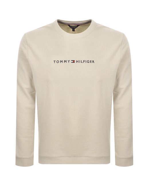 Tommy Hilfiger Men's Natural Track Top Sweatshirt