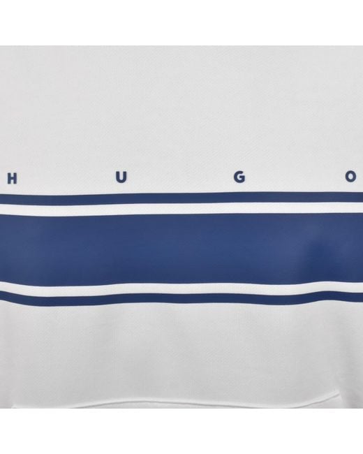 HUGO Blue Desmos Hoodie for men