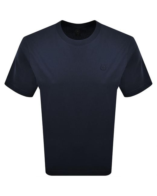 Moose Knuckles Blue Yul Classic T Shirt for men