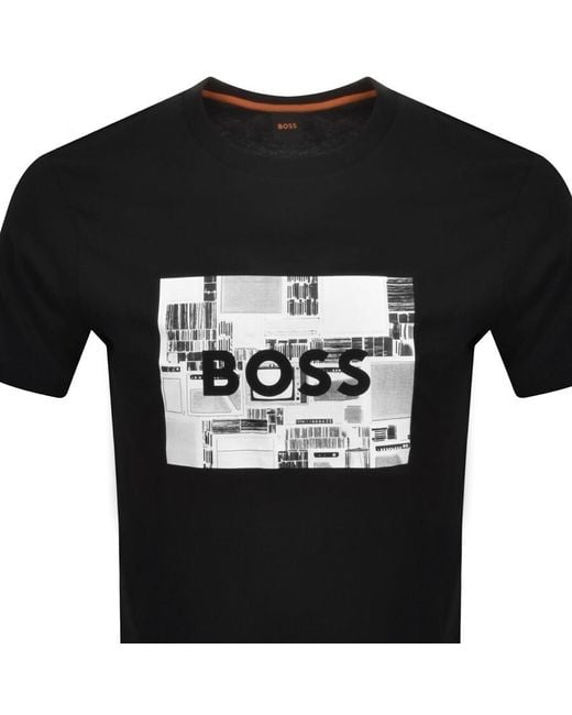 Boss Black Boss Teeheavyboss Logo T Shirt for men