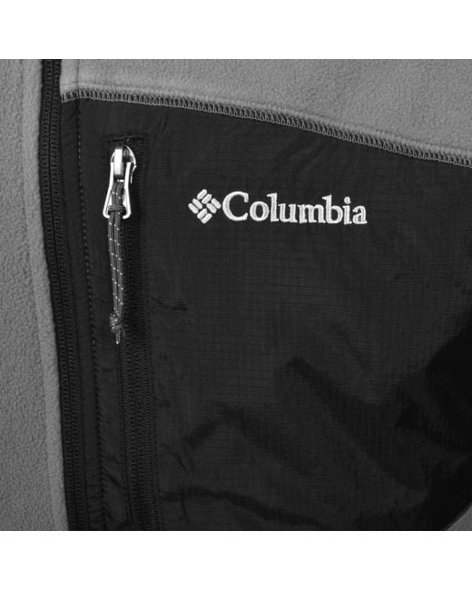 Columbia Gray Fast Trek Full Zip Fleece for men
