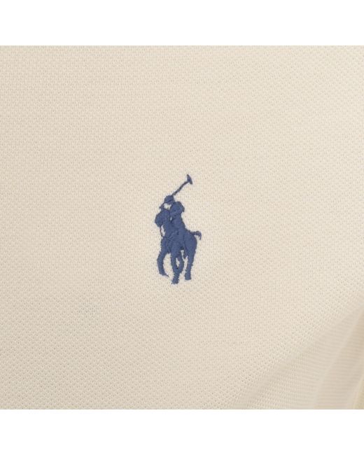 Ralph Lauren Natural Custom Slim Polo T Shirt for men