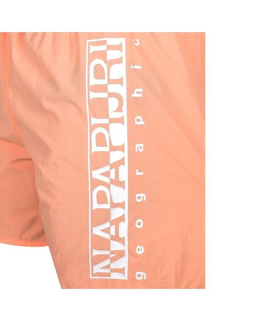 Napapijri Orange V Box 1 Swim Shorts for men