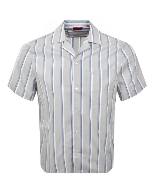 HUGO Blue Ellino Straight Fit Shirt for men
