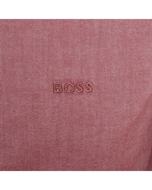 Boss Purple Boss Rickert Long Sleeved Shirt for men