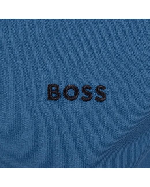 BOSS BUSINESS Blue Boss Mix And Match T Shirt Open for men
