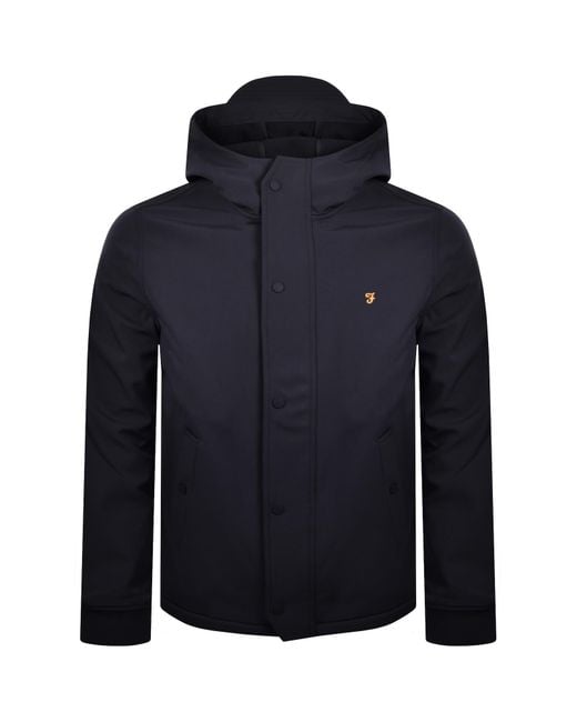 Farah Blue Farah Brydon Softshell Jacket for men