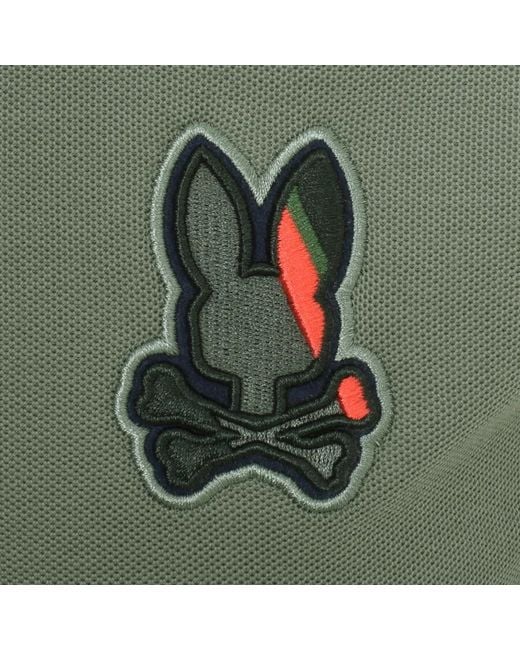 Psycho Bunny Green Apple Valley Polo T Shirt for men