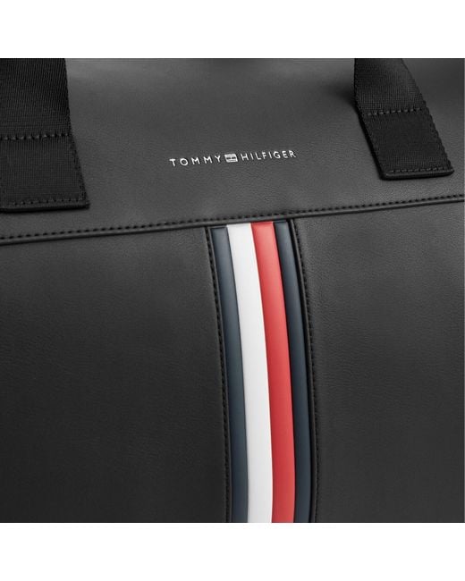 Tommy Hilfiger Black Metro Duffle Bag for men