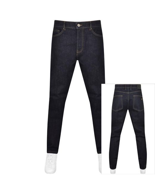 Lyle & Scott Blue Straight Fit Jeans for men