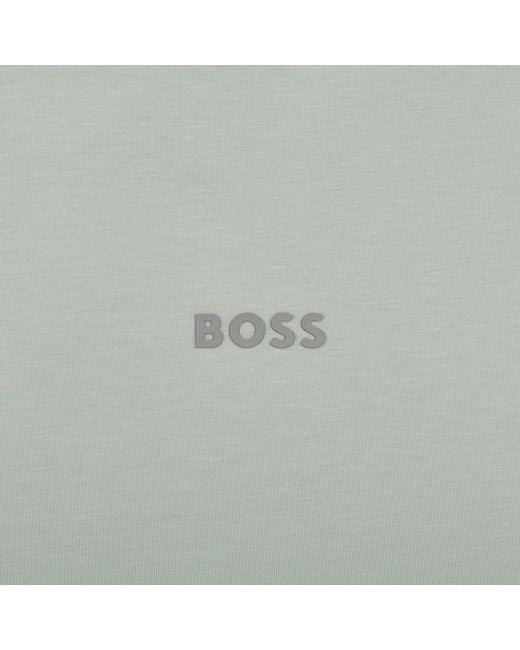 Boss Gray Boss Tchup Logo T Shirt for men