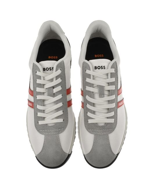 BOSS BUSINESS White Boss Zayn Trainers Open for men