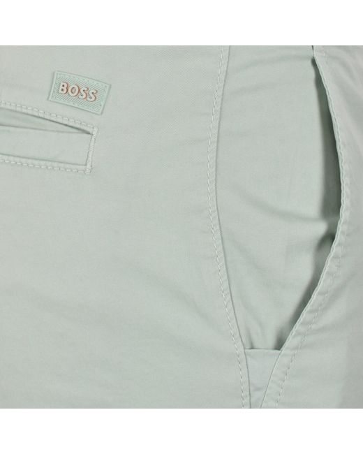 Boss Green Boss Chino Slim Shorts Aqua for men